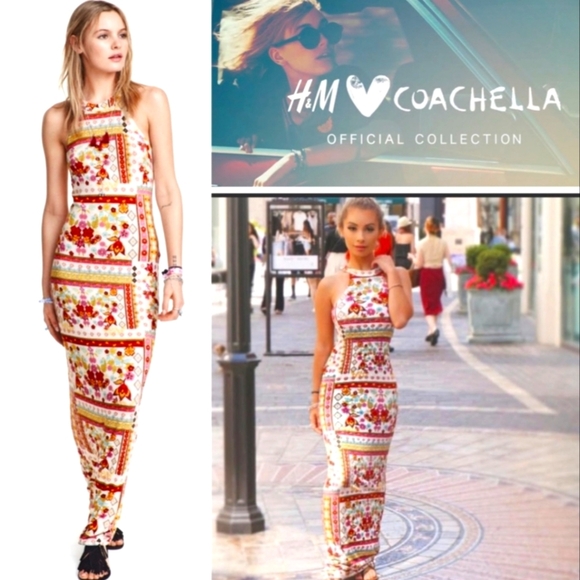 H&M Loves Coachella Patterned maxi dress - Picture 2 of 6